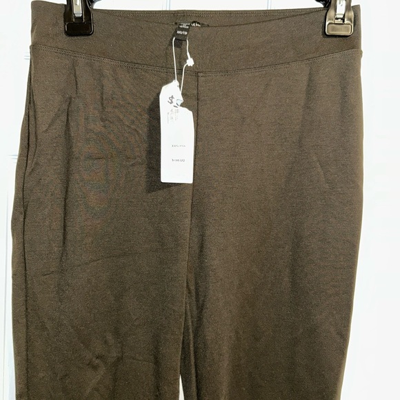 Eileen Fisher washable flex ponte pant size xxs huntr green NWT - Picture 3 of 5